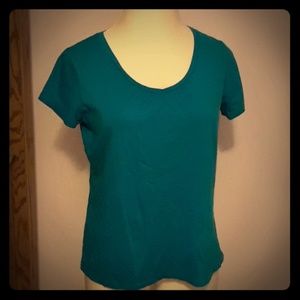 Teal shirt